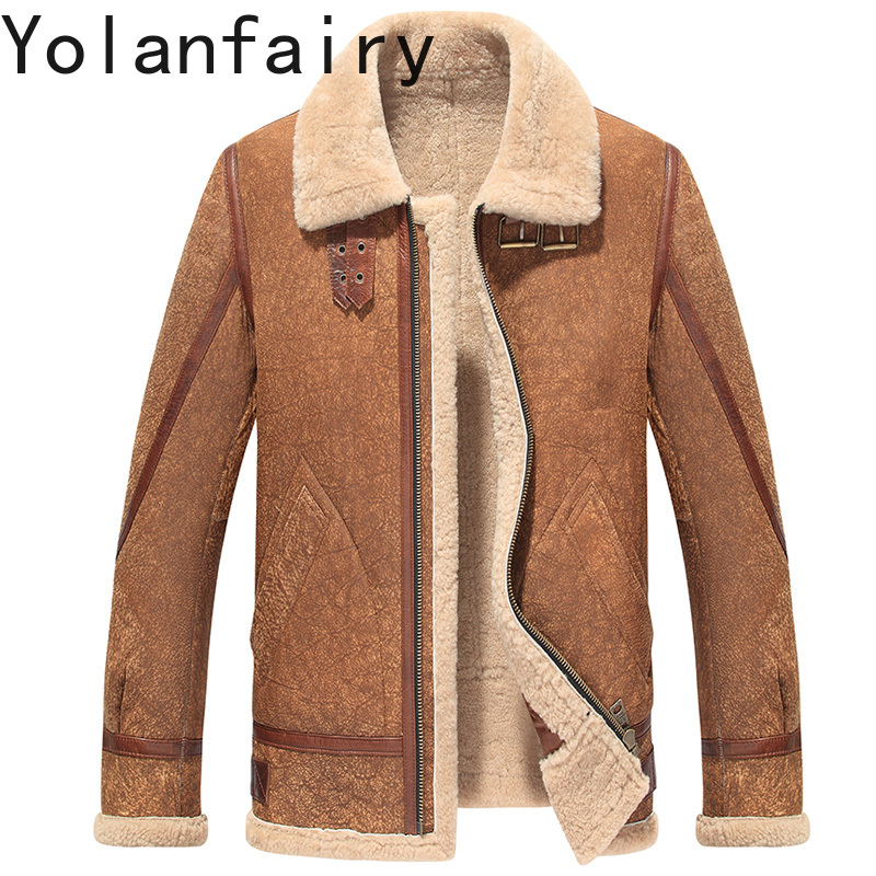 Men'S Fashion Zipper Jacket - YOLANFAIRY мужские куртки из натуральной кожи,