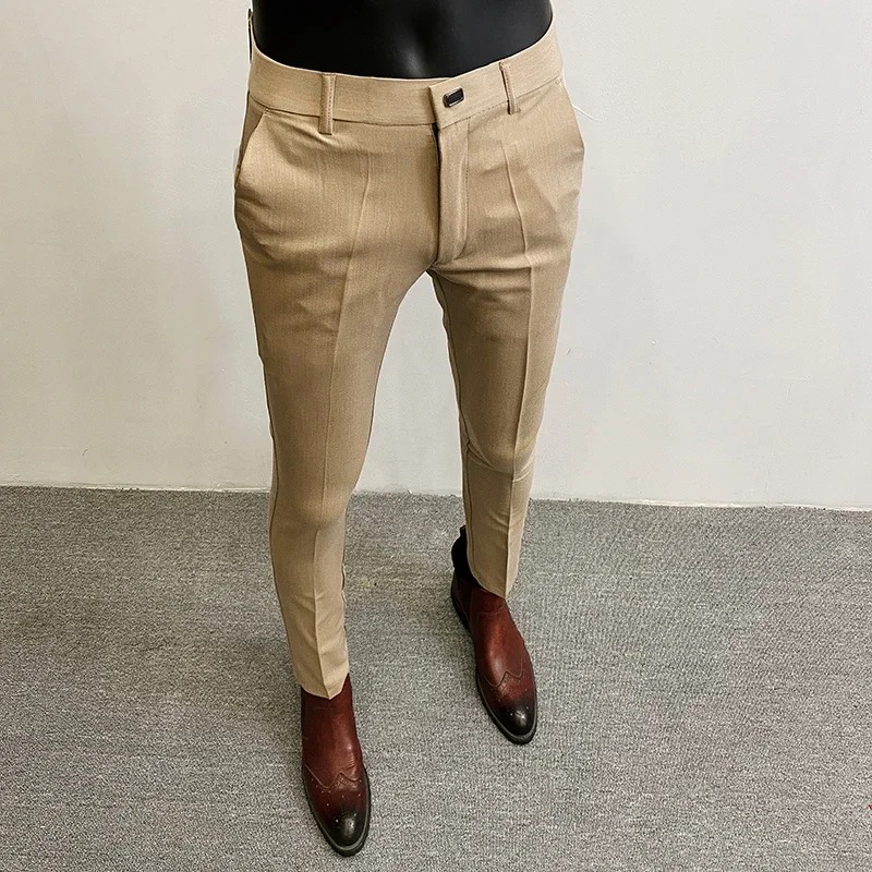 Formal Trouser Stretch - Мужские брюки: классические, стрейч, однотонные, повседневные,