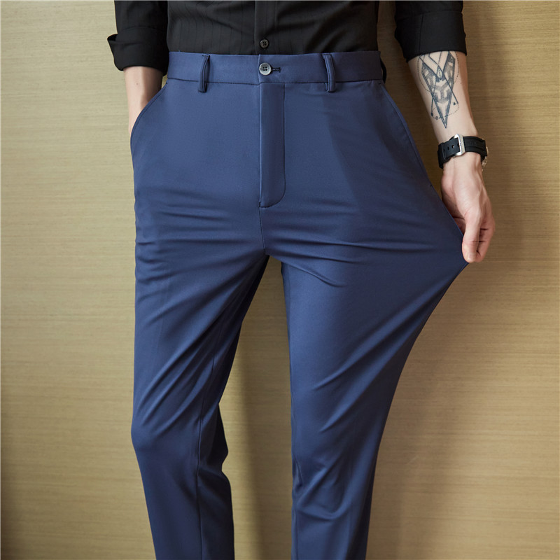 Formal Trouser Stretch - Мужские классические брюки с четырехсторонней эластичностью,