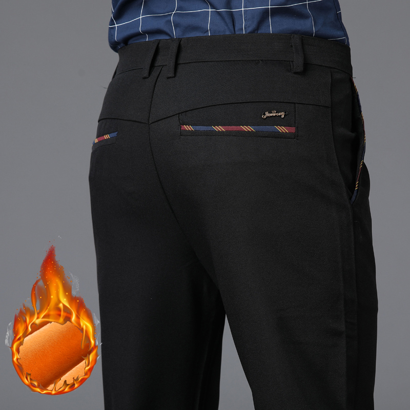 Formal Trouser Stretch - Брюки мужские зимние теплые, повседневный деловой