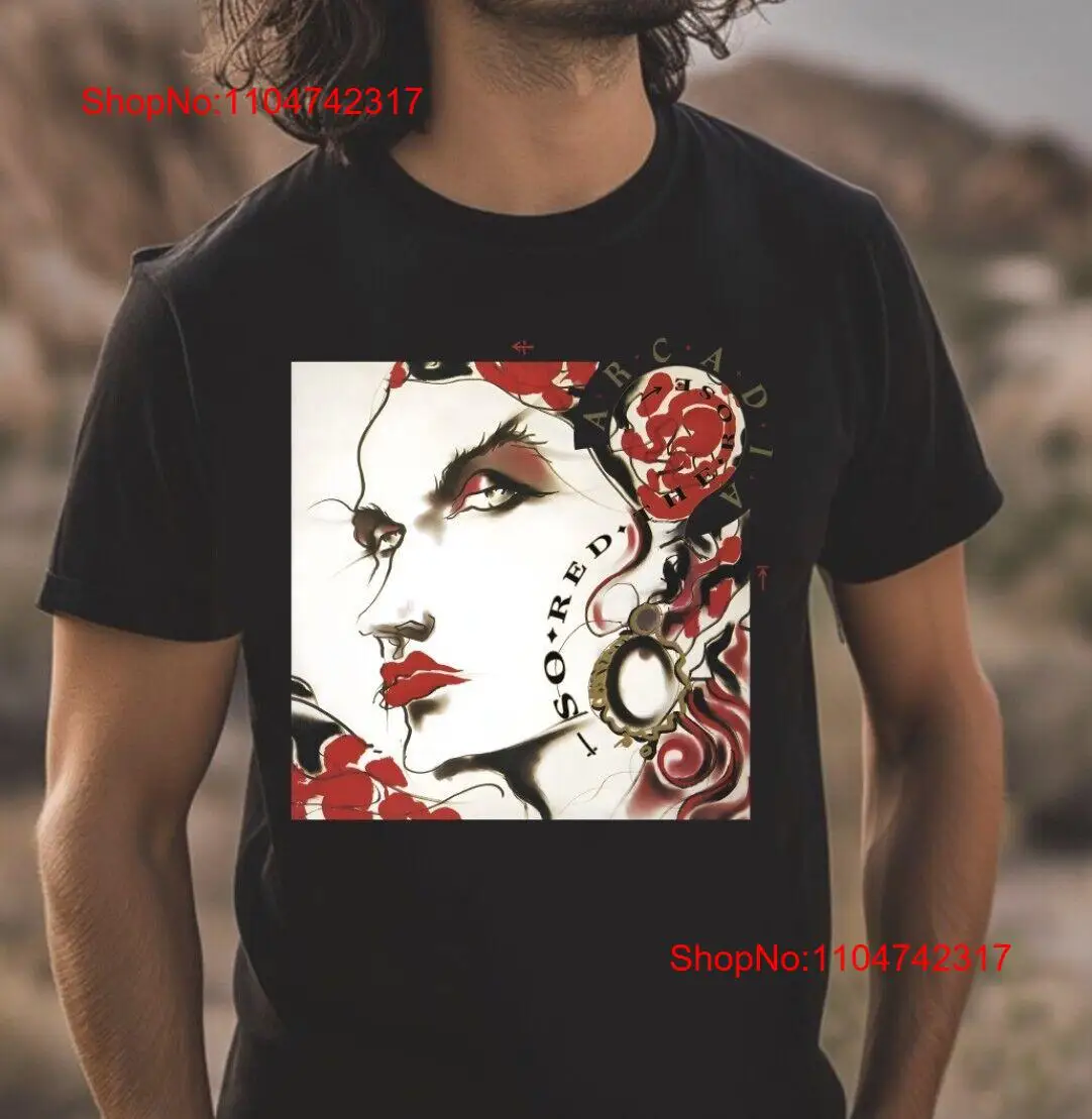 Mens Fashion Black Shirt - Черная футболка ARCADIA SO RED THE