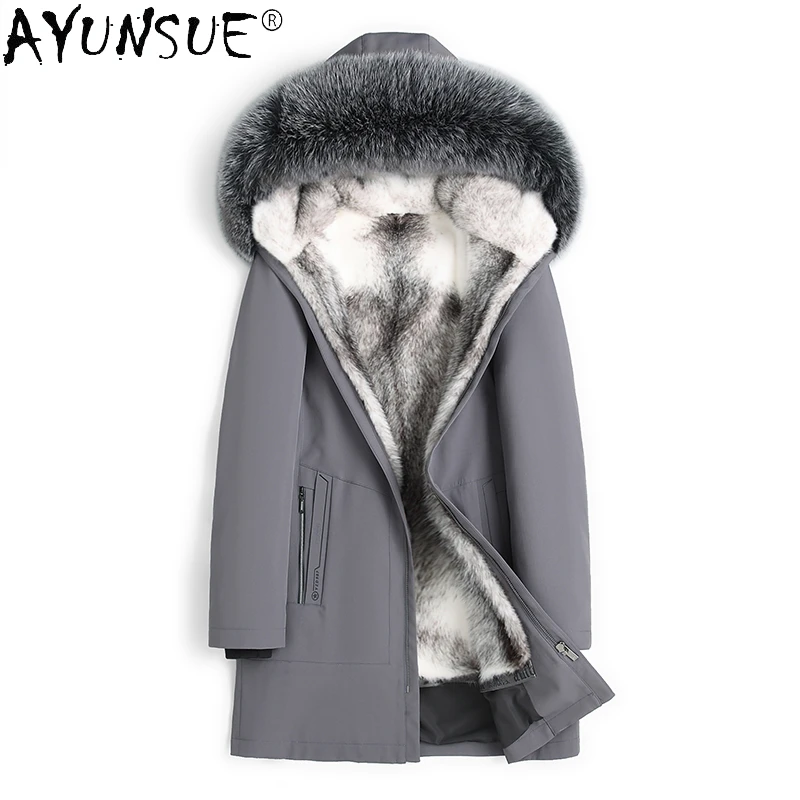 Men'S Fashion Zipper Jacket - AYUNSUE модная зимняя куртка мужская одежда