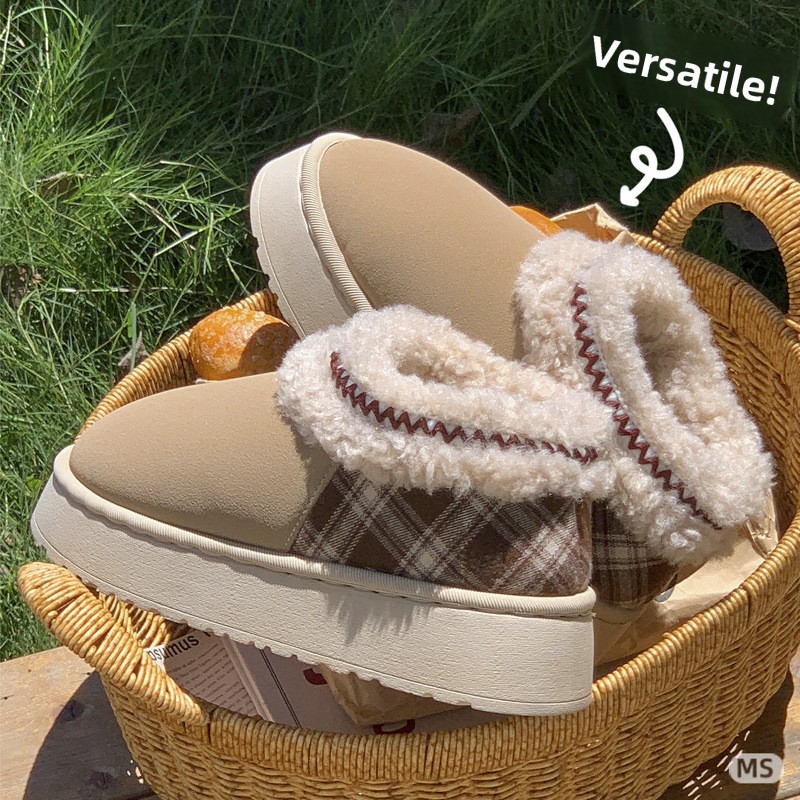 Men'S Fashion Footwear - Плюшевые тапочки-платформы 2026 для женщин и