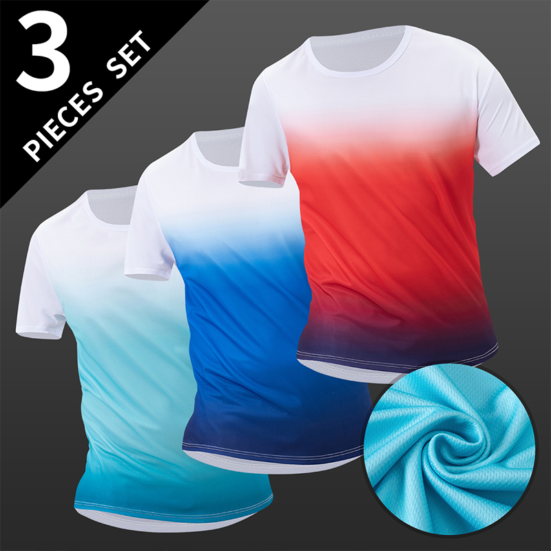 Men'S Fashion Plus - Мужской комплект из 3 предметов: футболка