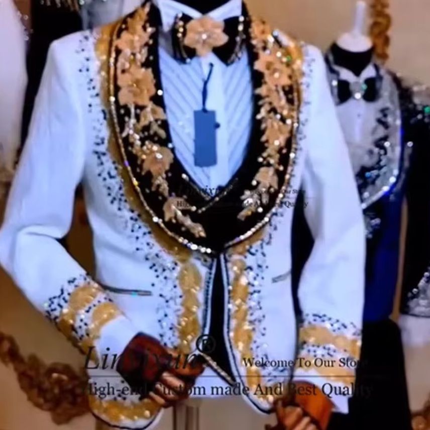 Mens Fashion Trajes - Элегантный дизайн, мужские костюмы с бриллиантами,