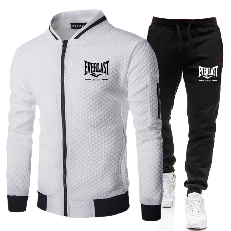 Men'S Fashion Zipper Jacket - Комплект EVERLAST BOXING: Мужская модная уличная