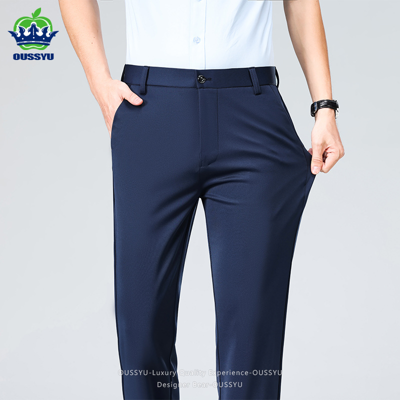Formal Trouser Stretch - Летние тонкие мужские брюки стрейч для