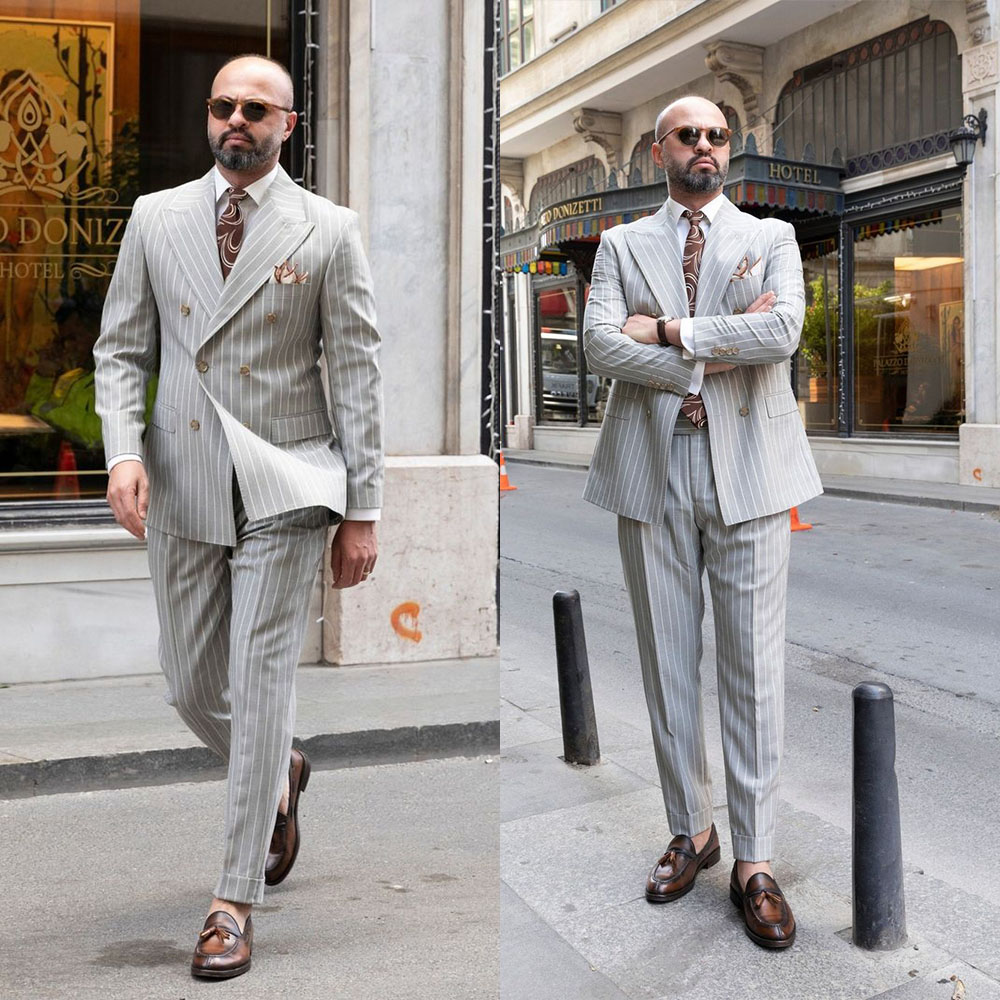 Mens Fashion Trajes - Модный мужской костюм из 2 предметов,