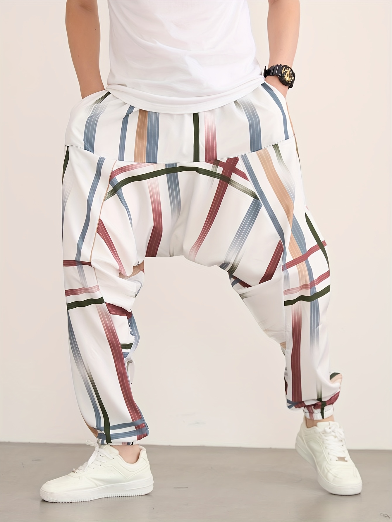 Formal Trouser Stretch - Мужские всесезонные неэластичные брюки — свободные