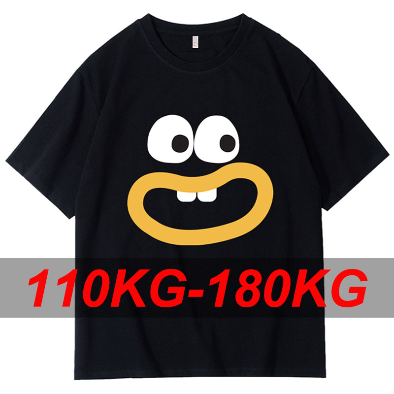 Mens Fashion Black Shirt - Летняя футболка больших размеров для мужчин