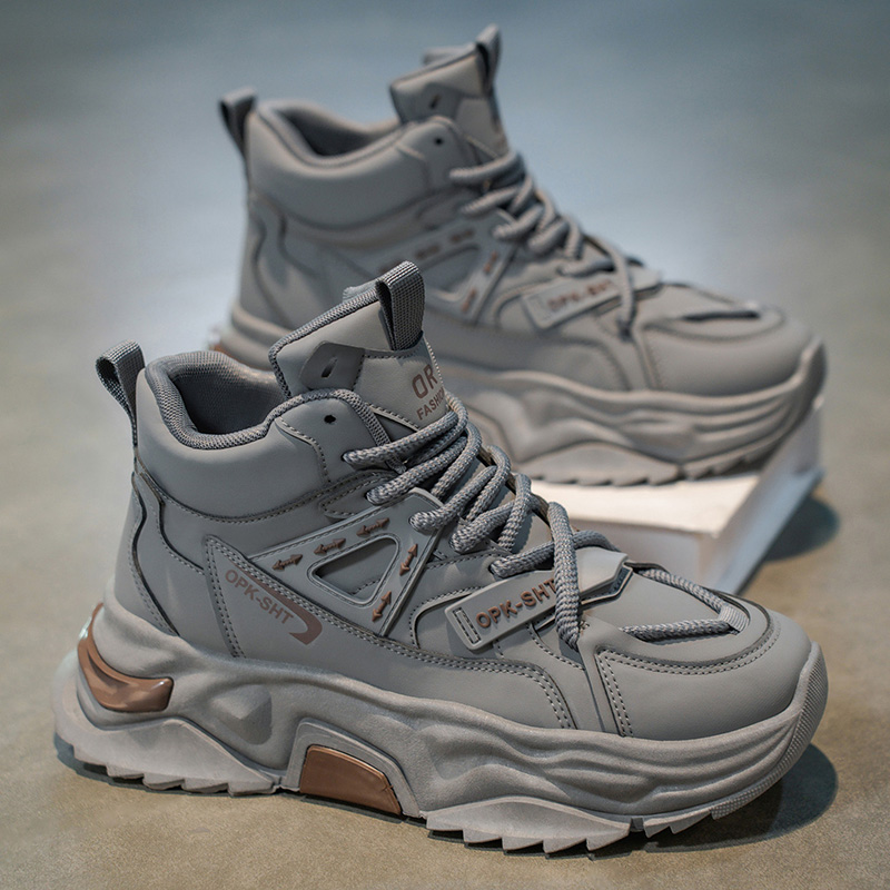 Men'S Fashion Footwear - Высокие дышащие противоскользящие мужские туфли, осень
