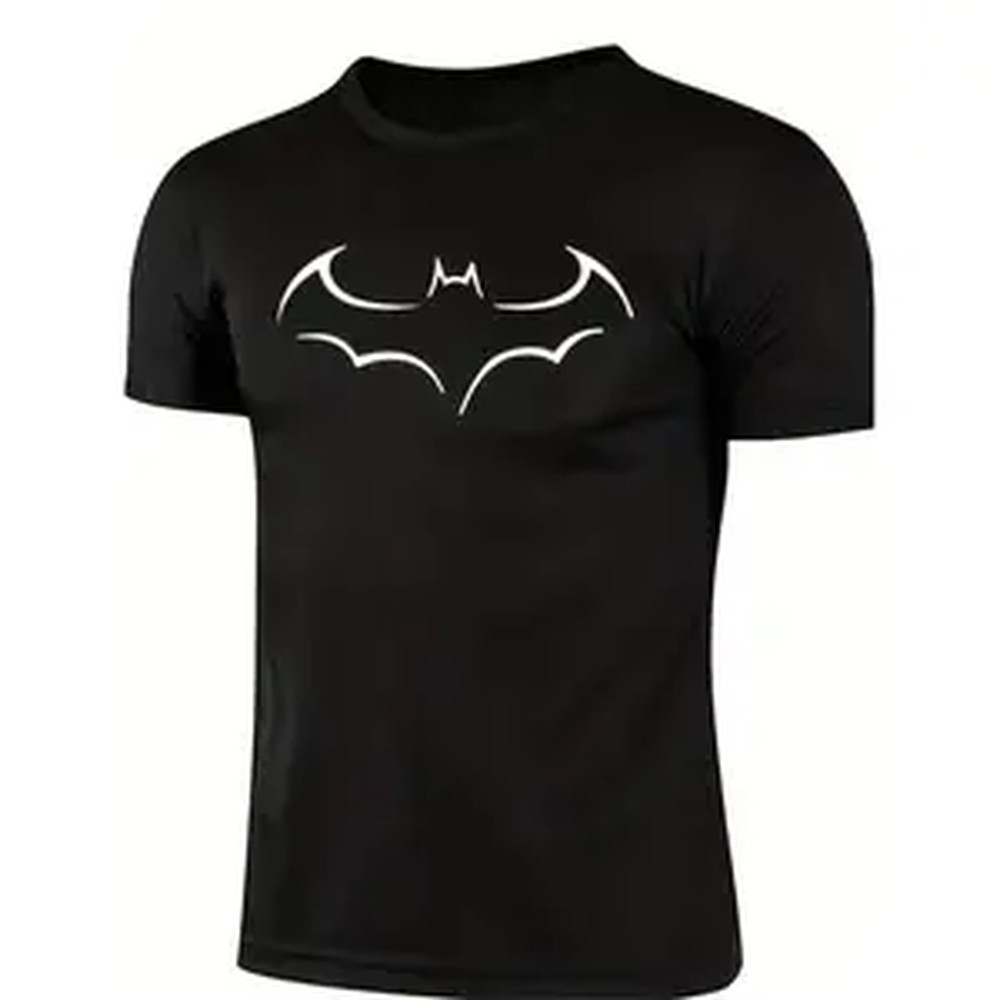 Mens Fashion Black Shirt - Футболка для гольфа из 100% хлопка