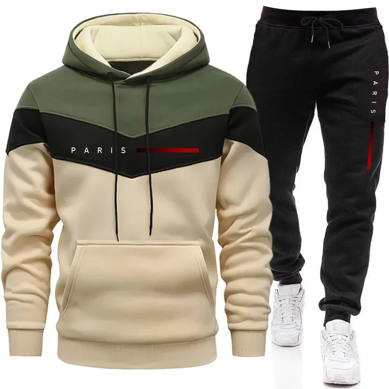Mens Fashion Trend - Мужской спортивный костюм Paris Fashion: повседневные