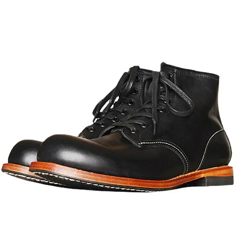 Men Fashion Vintage - Винтажные мужские ботинки Goodyear из натуральной