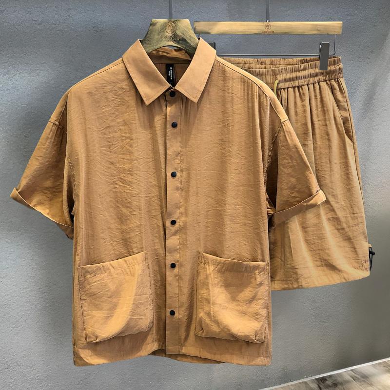 Men'S Fashion Plus - Мужской летний спортивный комплект из охлаждающей