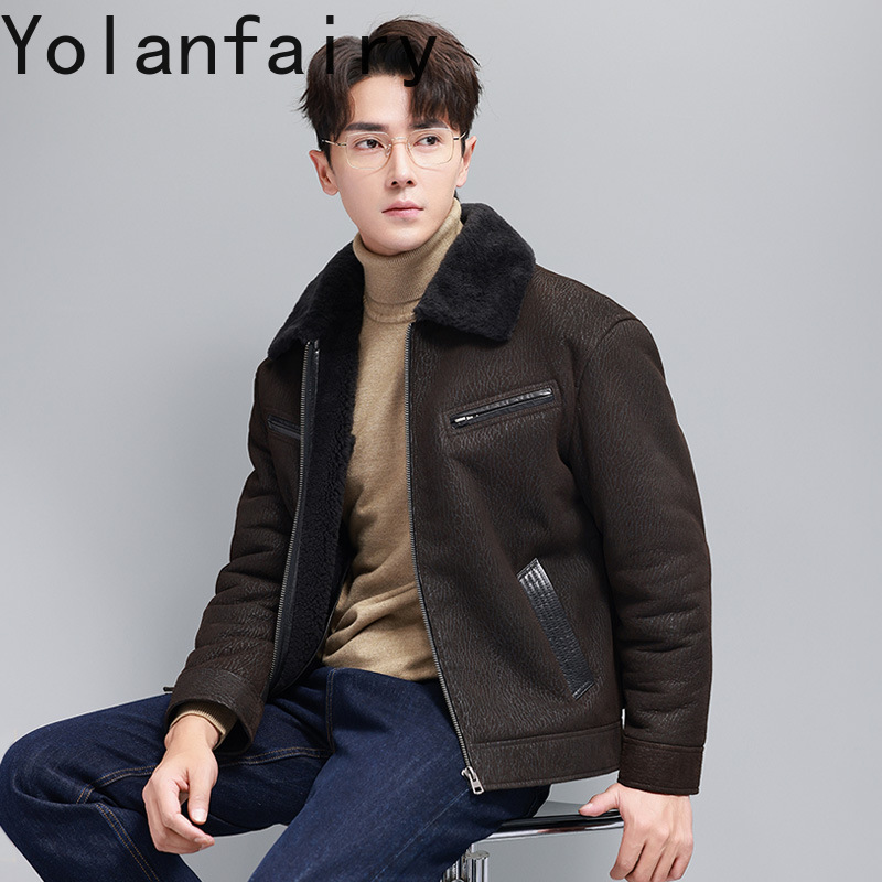 YOLANFAIRY винтажная модная шу – обзор и цена Men'S Fashion Zipper Jacket