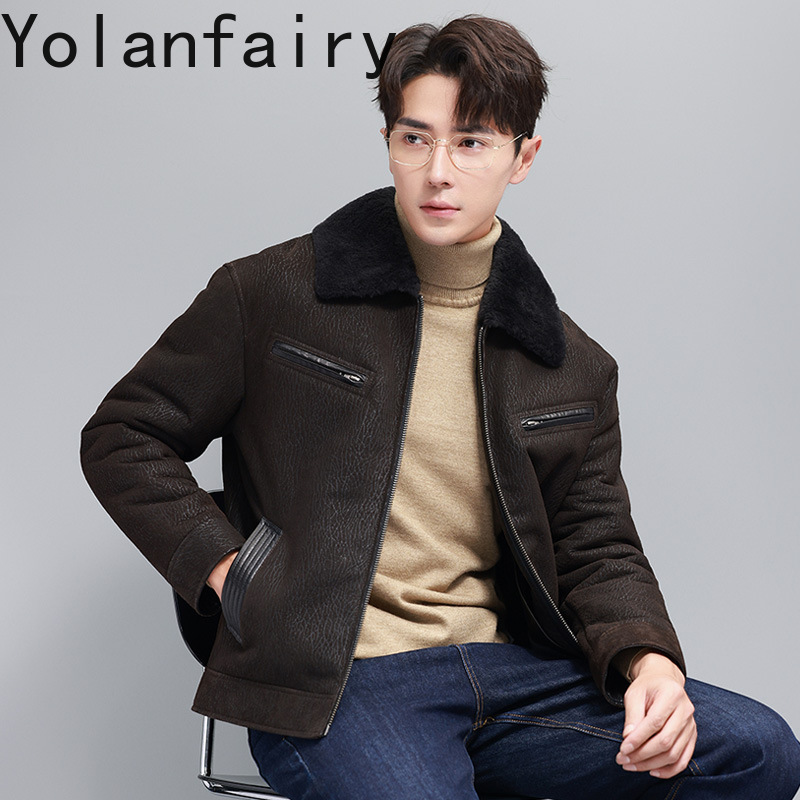 YOLANFAIRY винтажная модная шу – обзор и цена Men'S Fashion Zipper Jacket