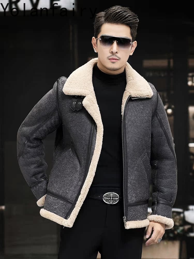 YOLANFAIRY мужские куртки из н – обзор и цена Men'S Fashion Zipper Jacket