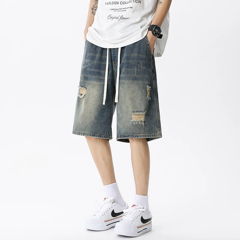 Джинсовые шорты мужские в стил – обзор и цена Men Fashion Jeans