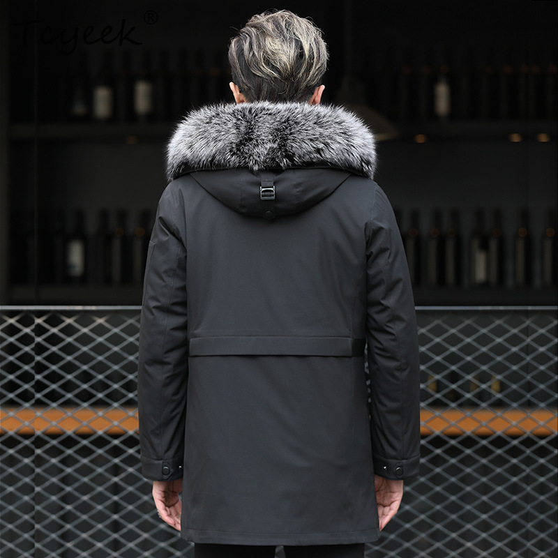 Зимние куртки Tcyeek с воротни – обзор и цена Men'S Fashion Zipper Jacket