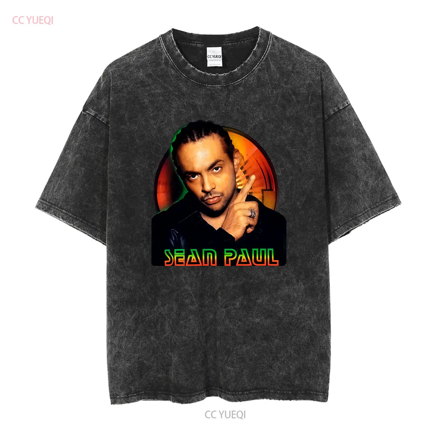 RAPPER Sean Paul черная футбол – обзор и цена Mens Fashion Black Shirt