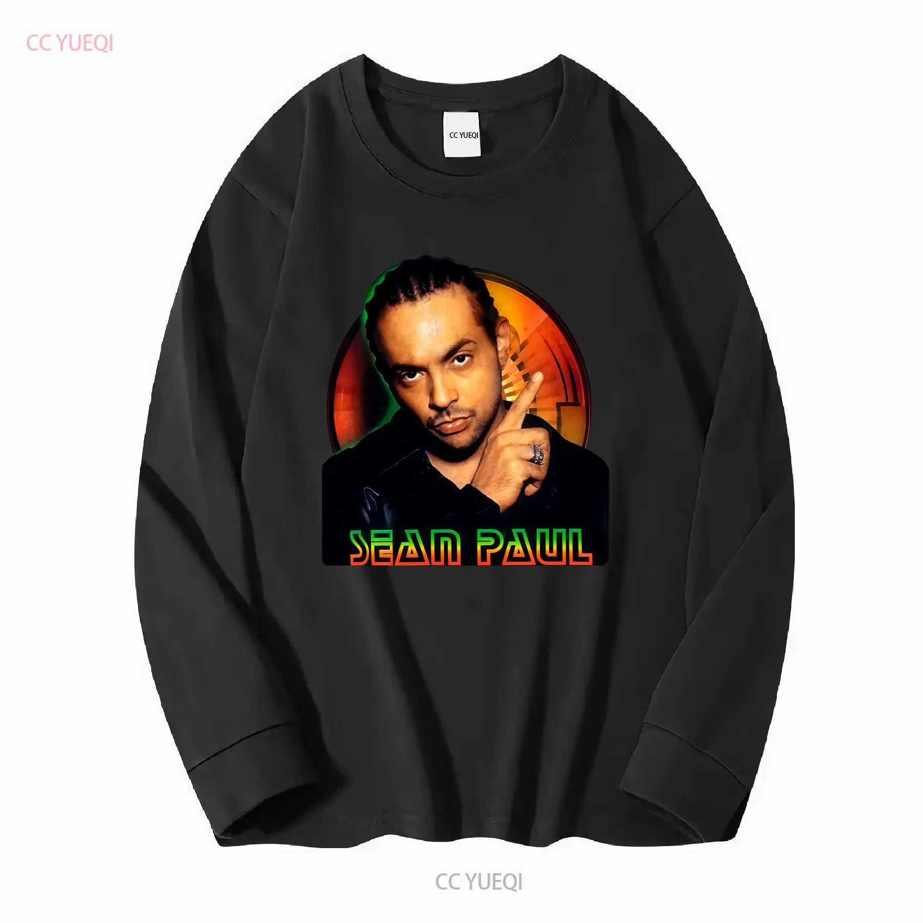 RAPPER Sean Paul черная футбол – обзор и цена Mens Fashion Black Shirt