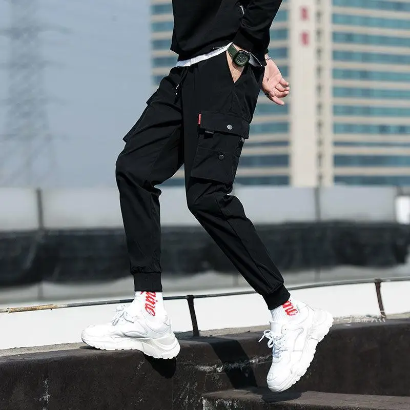 2025 новые модные однотонные б – обзор и цена Men'S Fashion Pants 2025