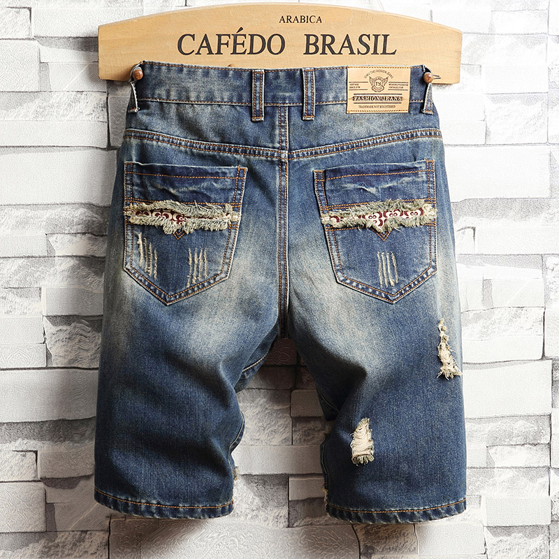 Рваные джинсовые шорты в стиле – обзор и цена Men Fashion Jeans