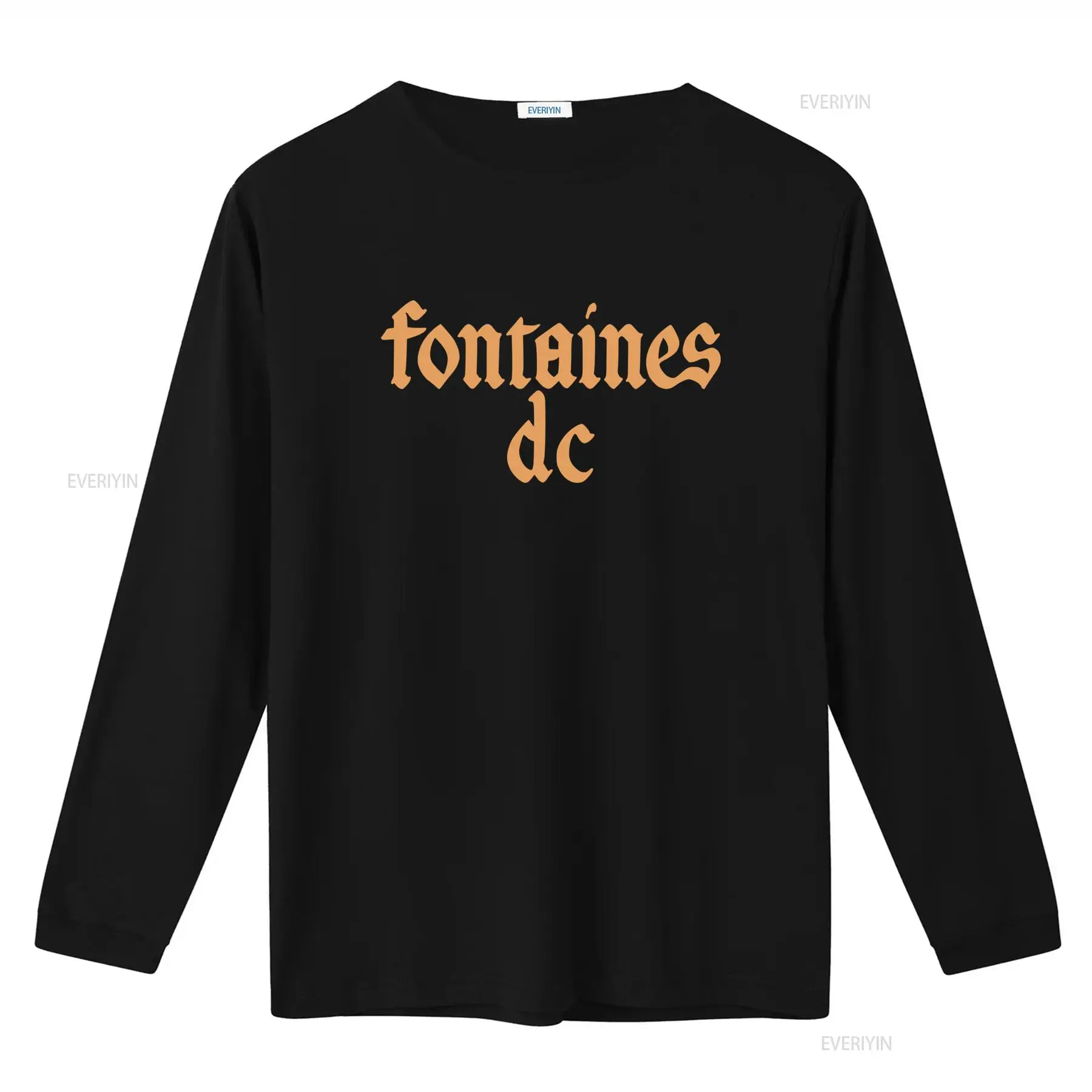 Черная футболка Fontaines D C  – обзор и цена Mens Fashion Black Shirt