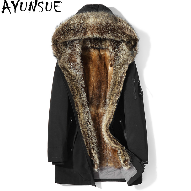 AYUNSUE модные теплые мужские  – обзор и цена Men'S Fashion Zipper Jacket