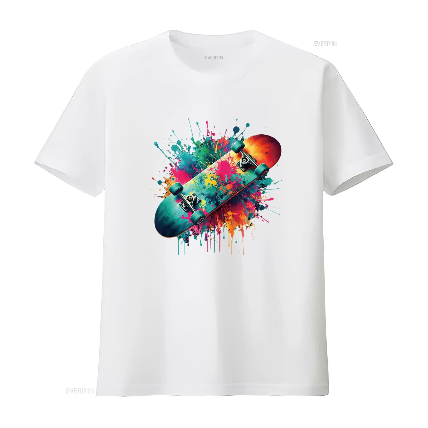 Крутой скейтбордист Art для ск – обзор и цена Mens Fashion Black Shirt