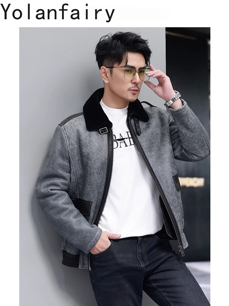 YOLANFAIRY Короткая пальто из  – обзор и цена Men'S Fashion Zipper Jacket