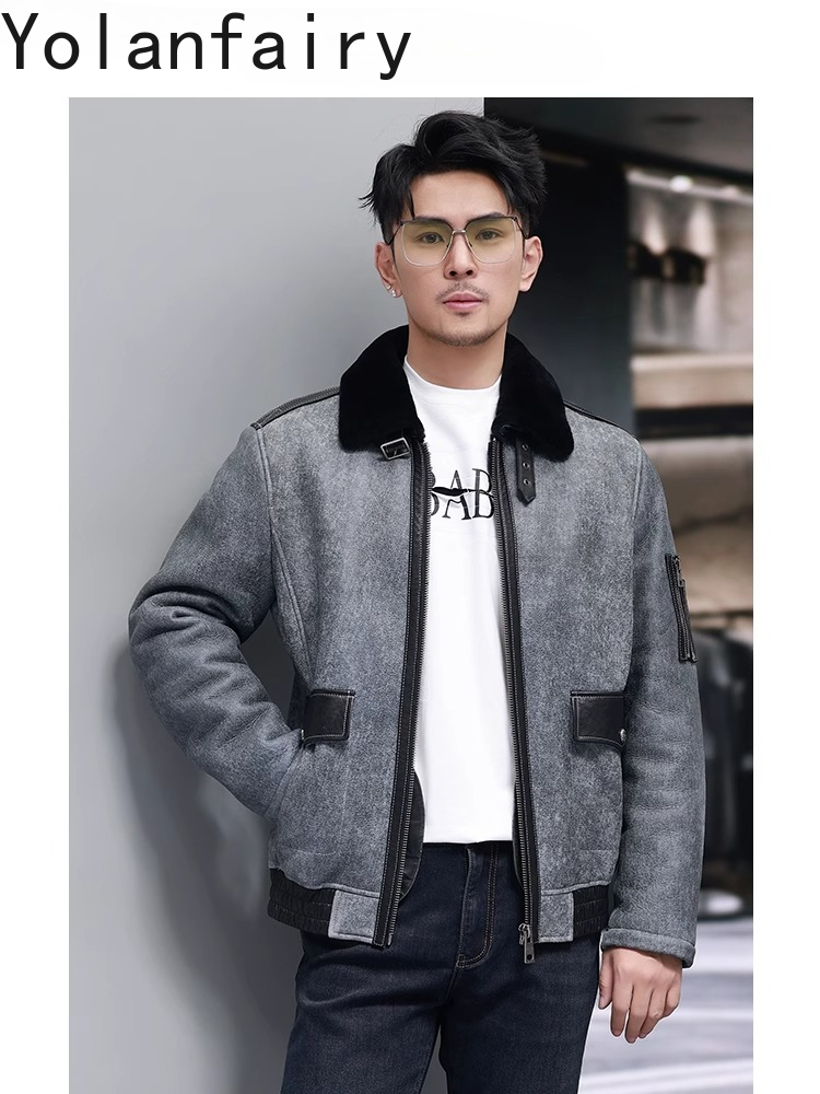 YOLANFAIRY Короткая пальто из  – обзор и цена Men'S Fashion Zipper Jacket