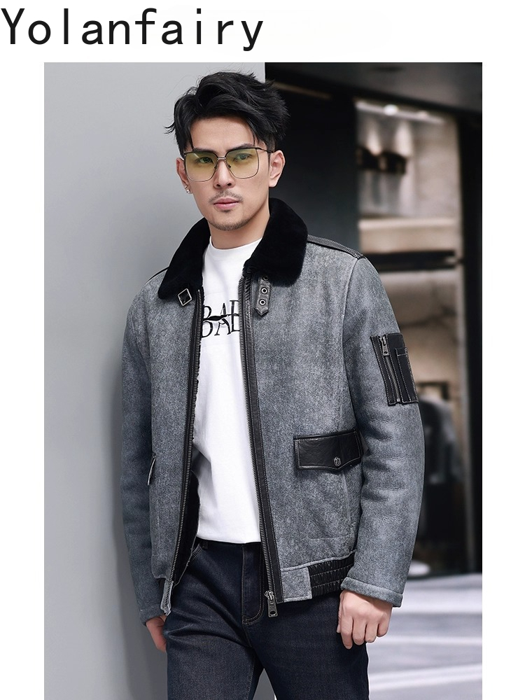 YOLANFAIRY Короткая пальто из  – обзор и цена Men'S Fashion Zipper Jacket