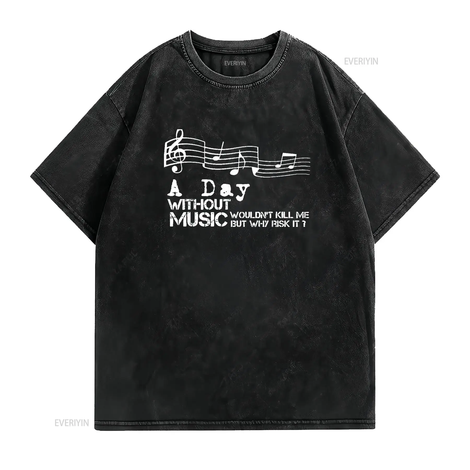 Мужская футболка A Day без муз – обзор и цена Mens Fashion Black Shirt