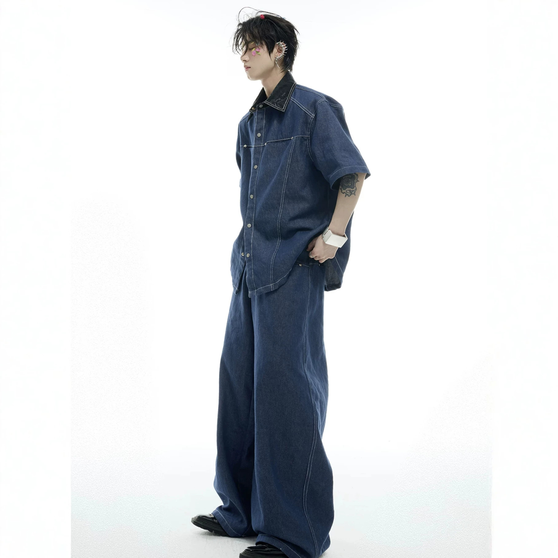 Летний мужской джинсовый компл – обзор и цена Men Fashion Jeans