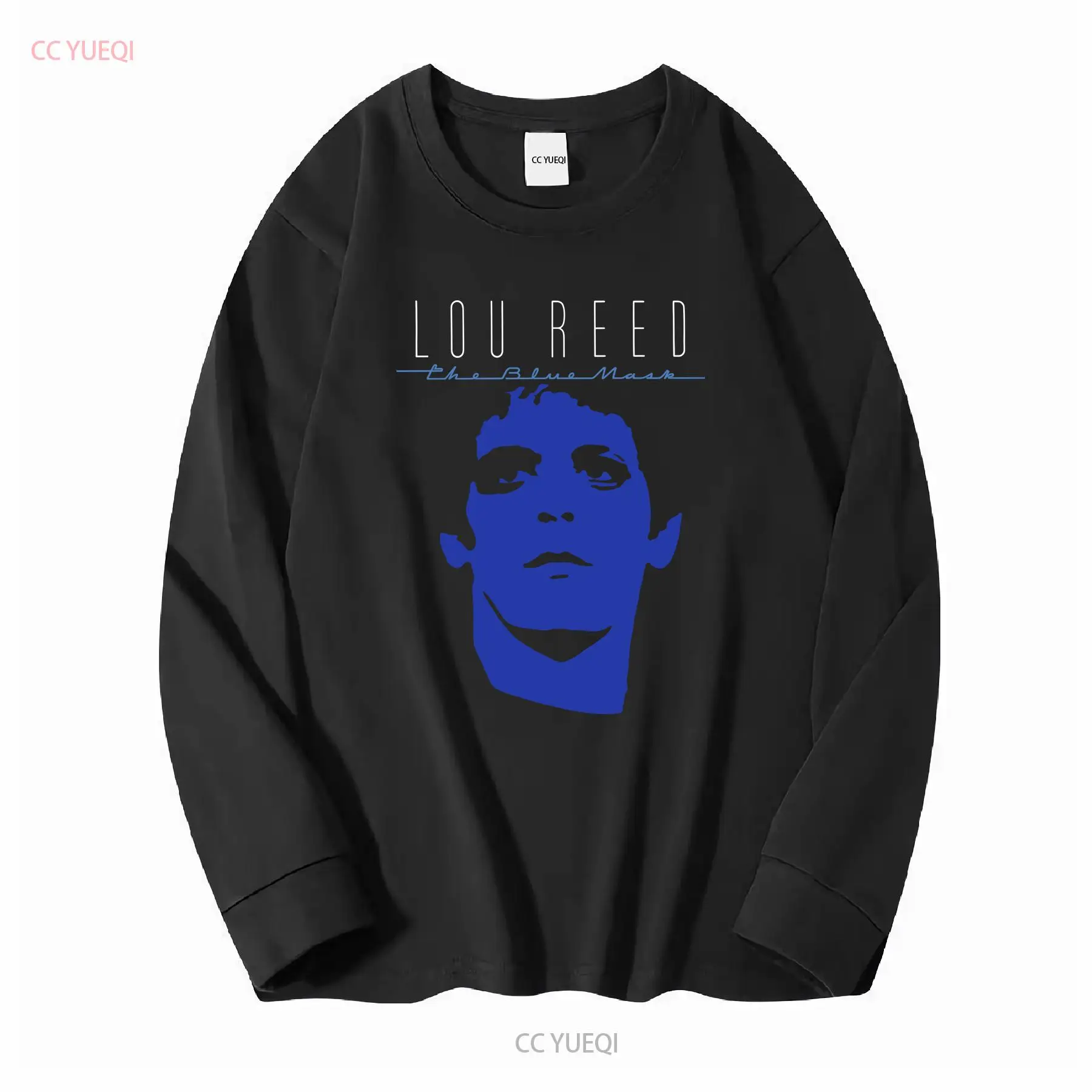 Футболка Lou Reed, бархатная п – обзор и цена Mens Fashion Black Shirt