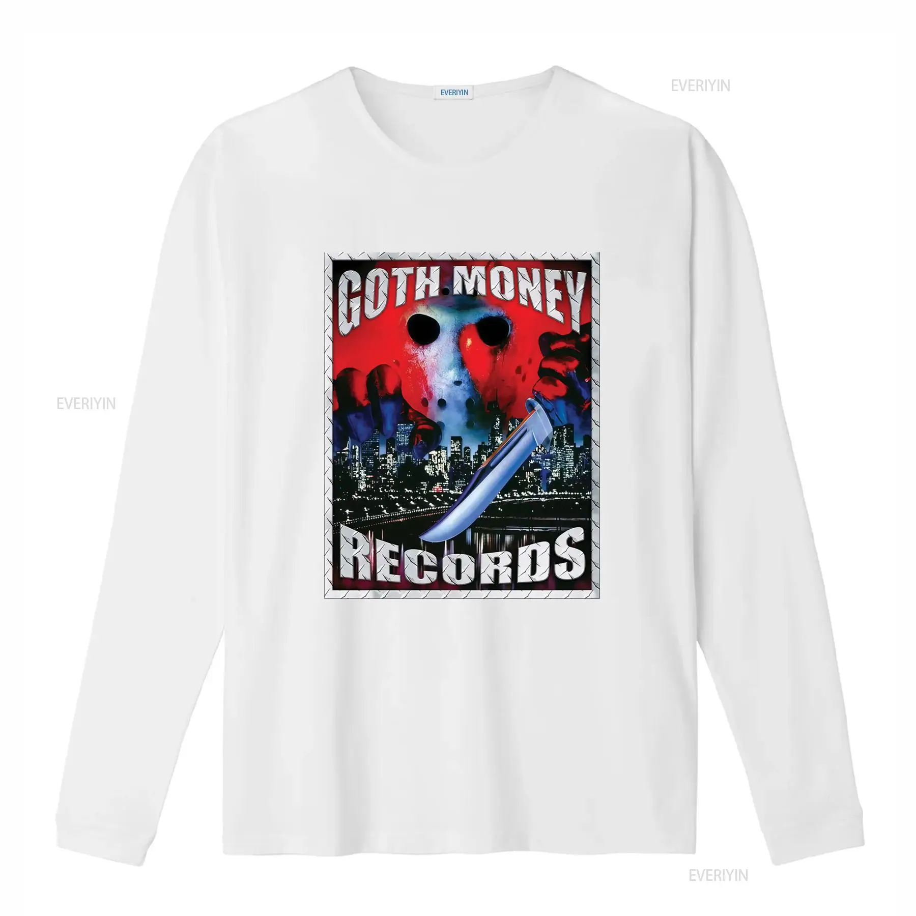 Футболка Goth Money Records с  – обзор и цена Mens Fashion Black Shirt