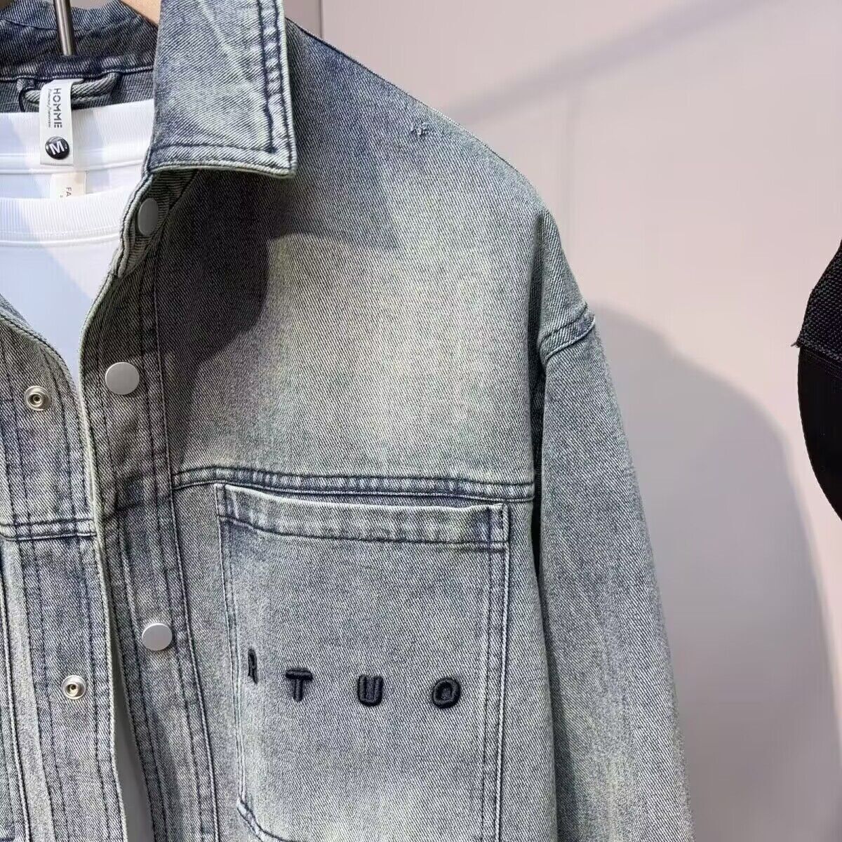 Винтажная чистая посадка, весе – обзор и цена Jeans Shirt Fashion For Men