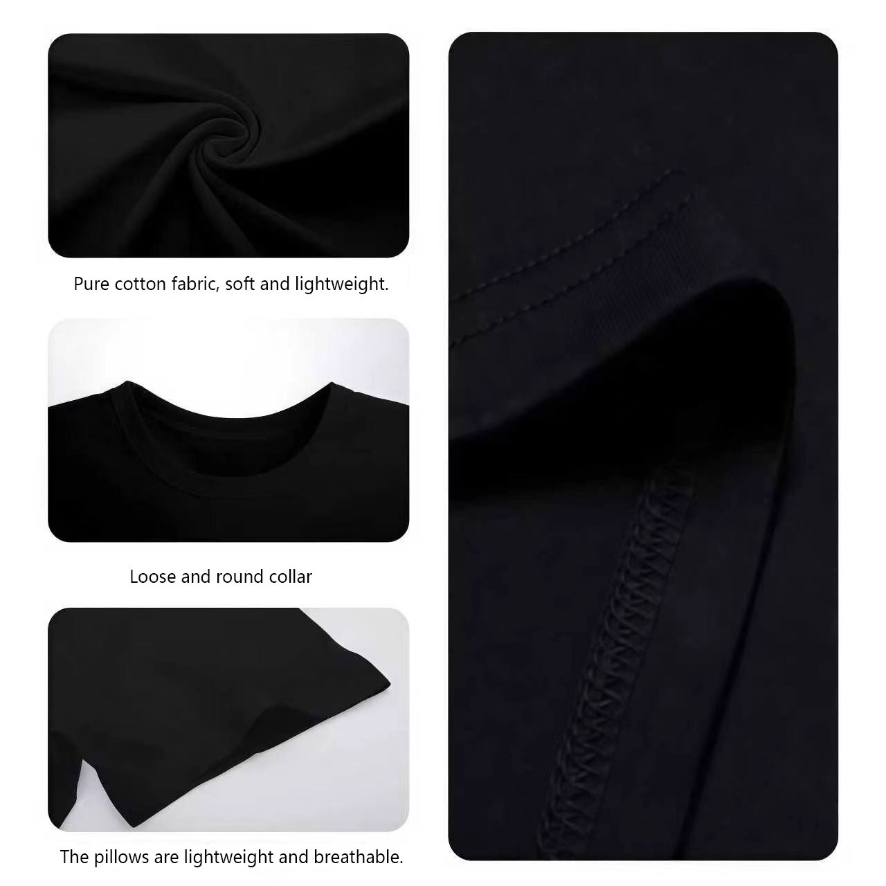 Футболка для гольфа из 100% хл – обзор и цена Mens Fashion Black Shirt
