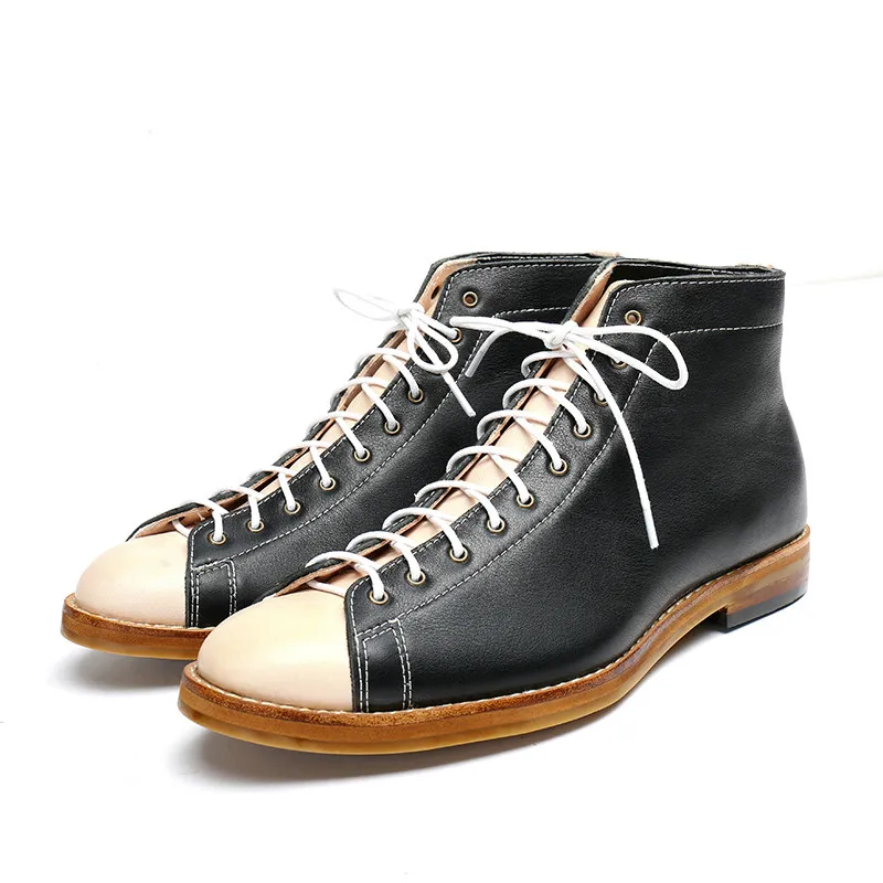 Высокие ботинки, мужские винта – обзор и цена Men Fashion Vintage