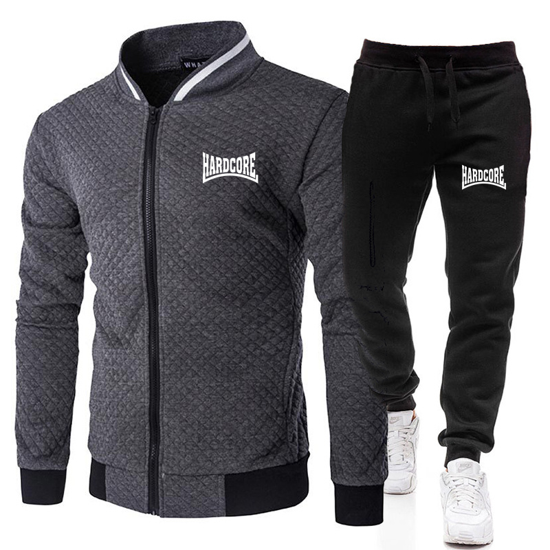 Мужской комплект HARDCORE: мод – обзор и цена Men'S Fashion Zipper Jacket