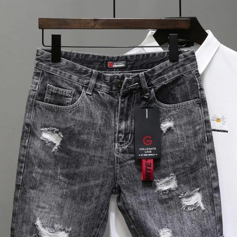 Шорты мужские рваные джинсовые – обзор и цена Men Fashion Jeans